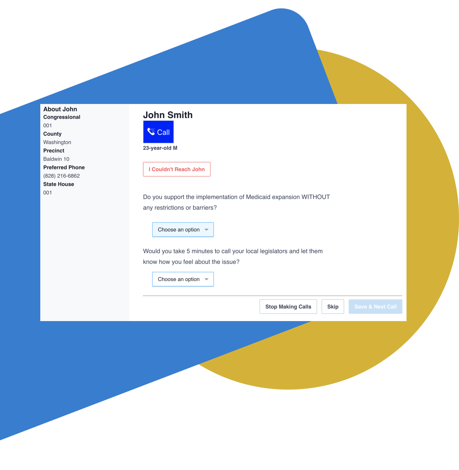 A screenshot of CrowdCall integrating with OpenVPB
